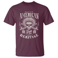 Native American Free Soul Ancient Heritage T Shirt Vintage Indian American Chief - Wonder Print Shop