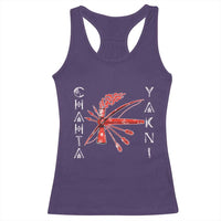 Chahta Yakni Tribe Racerback Tank Top Native American Indian Choctaw Nation Culture - Wonder Print Shop