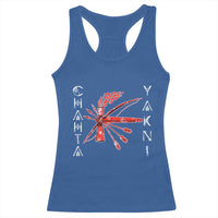 Chahta Yakni Tribe Racerback Tank Top Native American Indian Choctaw Nation Culture - Wonder Print Shop