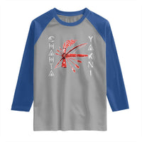 Chahta Yakni Tribe Raglan Shirt Native American Indian Choctaw Nation Culture - Wonder Print Shop
