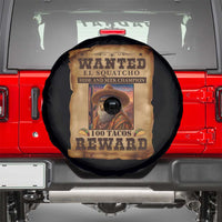 Funny Wanted El Squatcho Spare Tire Cover Hide And Seek Champion Western Poncho Mexican Bigfoot - Wonder Print Shop