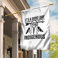 Native American Its A Good Day To Be Indigenous Garden Flag Dreamcatcher Feathers - Wonder Print Shop