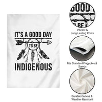 Native American Its A Good Day To Be Indigenous Garden Flag Dreamcatcher Feathers - Wonder Print Shop