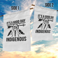 Native American Its A Good Day To Be Indigenous Garden Flag Dreamcatcher Feathers - Wonder Print Shop