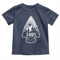 Proud Native American 1491 Pre Columbus Indigenous Arrowhead Toddler T Shirt - Wonder Print Shop