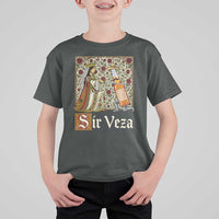 Sir Veza Beer Medieval Knight Pun Sombrero Cinco De Mayo T Shirt For Kid