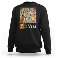 Sir Veza Beer Medieval Knight Pun Sombrero Cinco De Mayo Sweatshirt