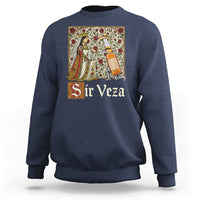 Sir Veza Beer Medieval Knight Pun Sombrero Cinco De Mayo Sweatshirt