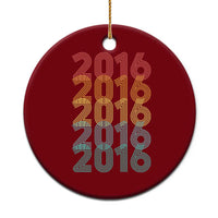 10th Birthday Ceramic Ornament Vintage 2016 Retro 10 Years Old Birthday