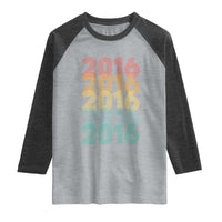 10th Birthday Raglan Shirt Vintage 2016 Retro 10 Years Old Birthday