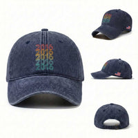 10th Birthday Washed Cotton Baseball Cap Vintage 2016 Retro 10 Years Old Birthday