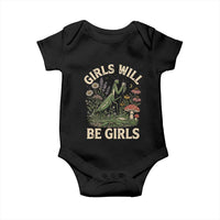 Girls Will Be Will Girls Praying Mantis Feminist Entomologist Baby Onesie