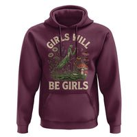 Girls Will Be Will Girls Praying Mantis Feminist Entomologist Hoodie