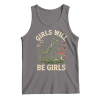 Girls Will Be Will Girls Praying Mantis Feminist Entomologist Tank Top