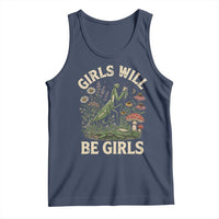 Girls Will Be Will Girls Praying Mantis Feminist Entomologist Tank Top