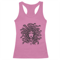 Feminist Medusa Power Snake Wisdom Equality Goth Racerback Tank Top