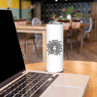 Feminist Medusa Power Snake Wisdom Equality Goth Skinny Tumbler