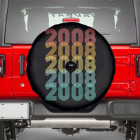 18th Birthday Spare Tire Cover Vintage 2008 Retro 18 Years Old Birthday