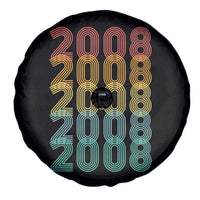 18th Birthday Spare Tire Cover Vintage 2008 Retro 18 Years Old Birthday