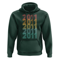 15th Birthday Hoodie Vintage 2011 Retro 15 Years Old Birthday