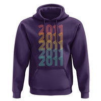 15th Birthday Hoodie Vintage 2011 Retro 15 Years Old Birthday