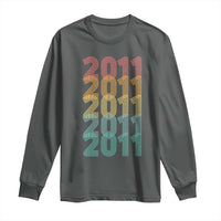 15th Birthday Long Sleeve Shirt Vintage 2011 Retro 15 Years Old Birthday