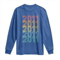 15th Birthday Long Sleeve Shirt Vintage 2011 Retro 15 Years Old Birthday