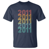 15th Birthday T Shirt Vintage 2011 Retro 15 Years Old Birthday