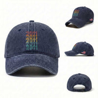 15th Birthday Washed Cotton Baseball Cap Vintage 2011 Retro 15 Years Old Birthday