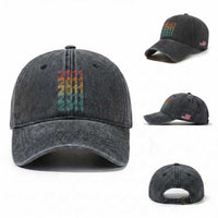 15th Birthday Washed Cotton Baseball Cap Vintage 2011 Retro 15 Years Old Birthday