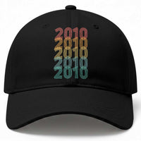 16th Birthday Baseball Cap Vintage 2010 Retro 16 Years Old Birthday