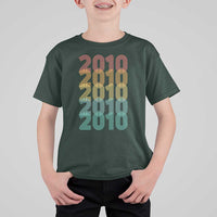 16th Birthday T Shirt For Kid Vintage 2010 Retro 16 Years Old Birthday