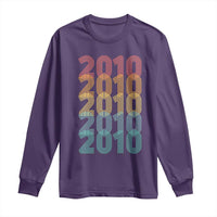 16th Birthday Long Sleeve Shirt Vintage 2010 Retro 16 Years Old Birthday