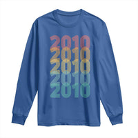 16th Birthday Long Sleeve Shirt Vintage 2010 Retro 16 Years Old Birthday