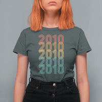 16th Birthday T Shirt For Women Vintage 2010 Retro 16 Years Old Birthday