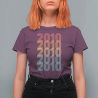 16th Birthday T Shirt For Women Vintage 2010 Retro 16 Years Old Birthday