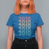 16th Birthday T Shirt For Women Vintage 2010 Retro 16 Years Old Birthday