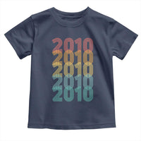 16th Birthday Toddler T Shirt Vintage 2010 Retro 16 Years Old Birthday