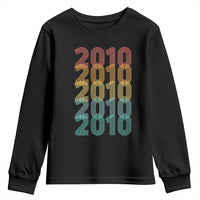 16th Birthday Youth Sweatshirt Vintage 2010 Retro 16 Years Old Birthday