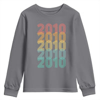 16th Birthday Youth Sweatshirt Vintage 2010 Retro 16 Years Old Birthday