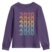 16th Birthday Youth Sweatshirt Vintage 2010 Retro 16 Years Old Birthday