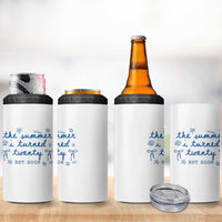 The Summer I Turned Thirty Funny 30th Birthday Est 1996 4 in 1 Can Cooler Tumbler Summer Coastal Birthday Seashell Bow