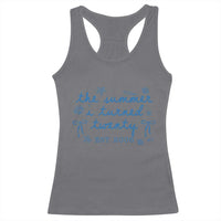 The Summer I Turned Thirty Funny 30th Birthday Est 1996 Racerback Tank Top Summer Coastal Birthday Seashell Bow
