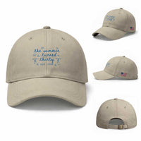 The Summer I Turned Twenty Funny 20th Birthday Est 2006 Baseball Cap Summer Coastal Birthday Seashell Bow
