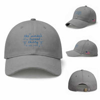 The Summer I Turned Twenty Funny 20th Birthday Est 2006 Baseball Cap Summer Coastal Birthday Seashell Bow