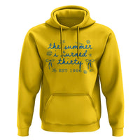 The Summer I Turned Twenty Funny 20th Birthday Est 2006 Hoodie Summer Coastal Birthday Seashell Bow