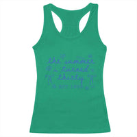The Summer I Turned Twenty Funny 20th Birthday Est 2006 Racerback Tank Top Summer Coastal Birthday Seashell Bow