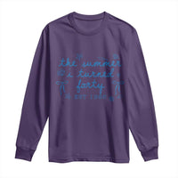 The Summer I Turned Forty Funny 40th Birthday Est 1986 Long Sleeve Shirt Summer Coastal Birthday Seashell Bow