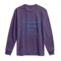 The Summer I Turned Ten Funny 10th Birthday Est 2016 Long Sleeve Shirt Summer Coastal Birthday Seashell Bow