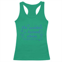 The Summer I Turned Eleven Funny 11th Birthday Est 2015 Racerback Tank Top Summer Coastal Birthday Seashell Bow